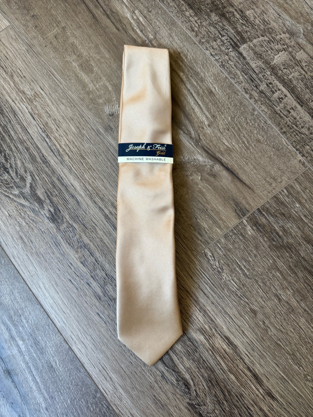 Joseph & Feiss Beige Satin Tie